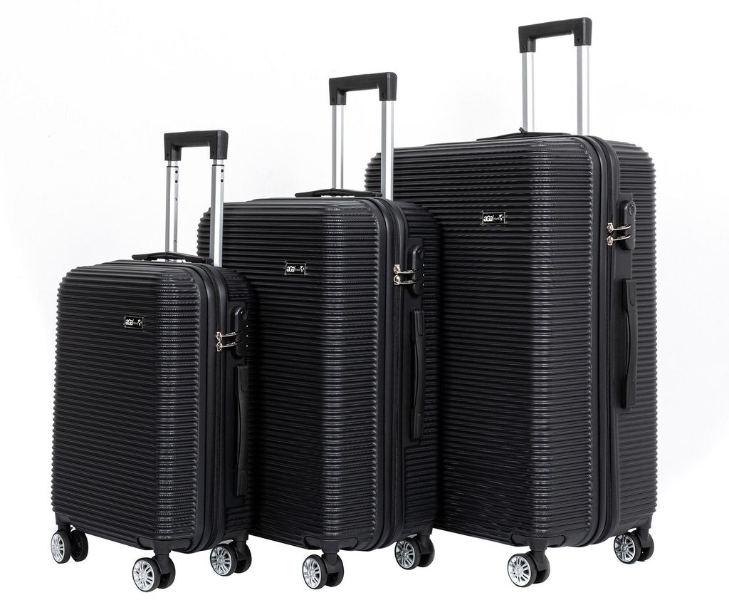 Aga Travel Ensemble de valises de voyage MR4651 Noir Image du produit 