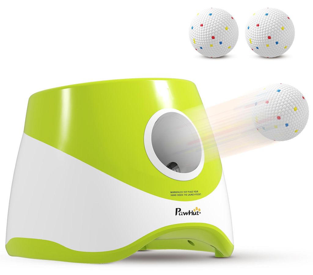 PawHut Automatische balwerper, interactieve balwerpmachine Productafbeelding 