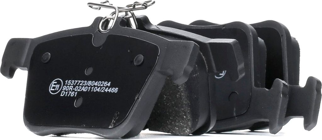 RIDEX 402B0674 Bremsbeläge Satz Hinten für VW Golf VII Produktbild 