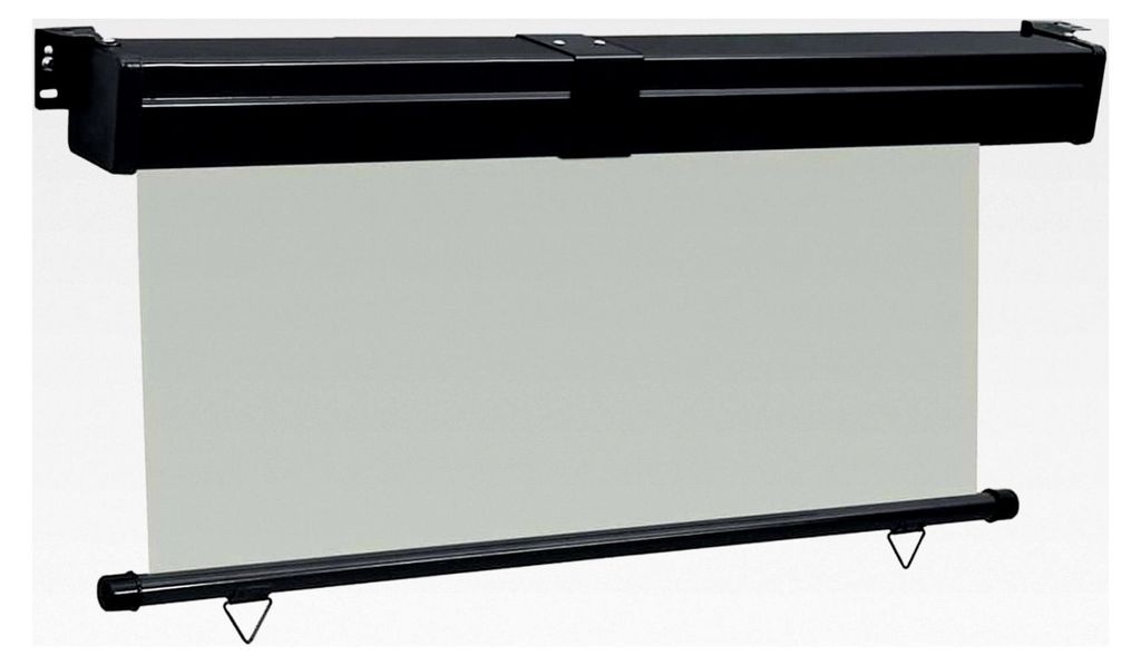 Stoffmarkise Wand Decke Automatik Grau 175x250cm UV-Schutz für Balkon Terrasse und Außenbereich