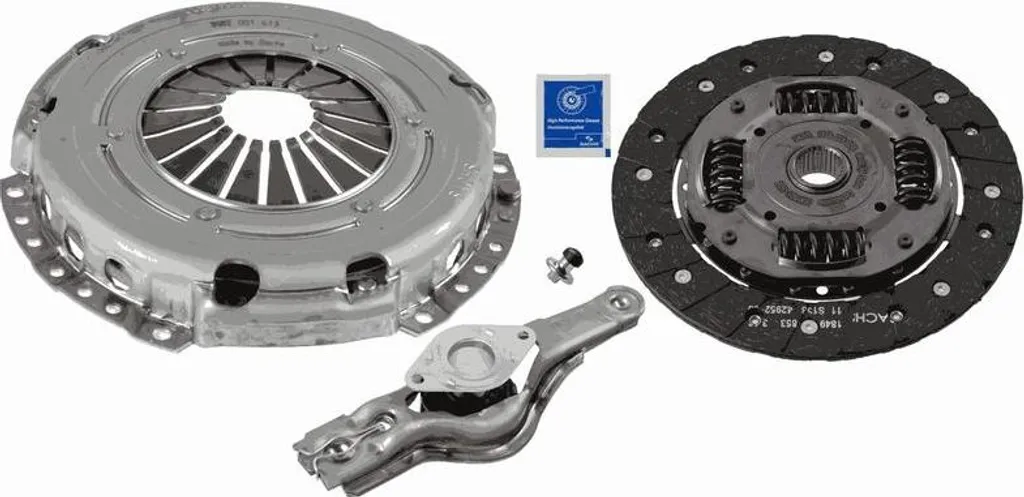 Kit d'embrayage SACHS 3000 950 103 complet pour VW UP et Skoda Citigo