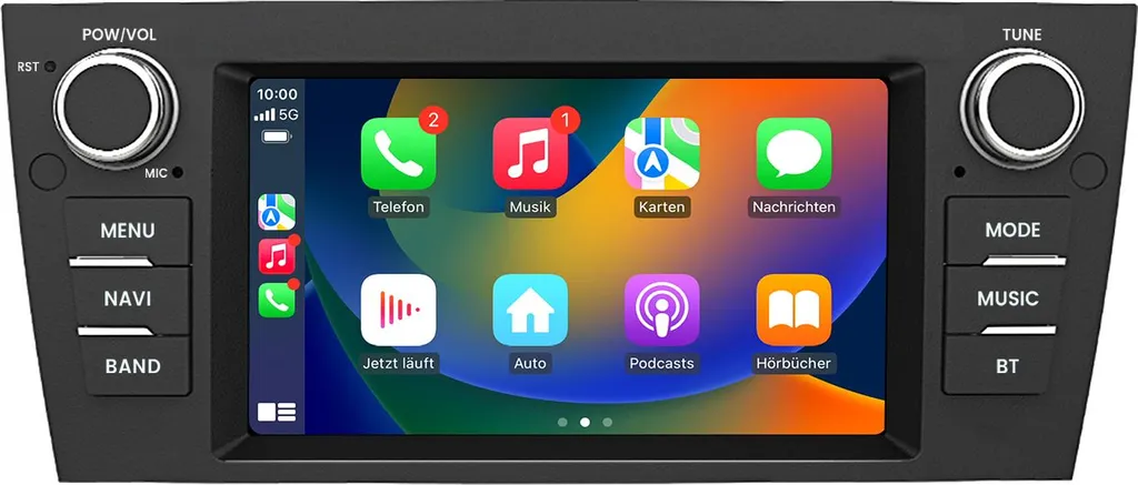 BMW Serie 3 E90 Radio Android: Carplay Wireless e Navigatore 64GB