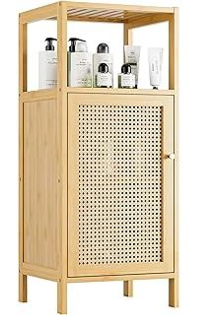 Mobiletto Multiuso vovala in Bambù e Rattan: Ordine in ogni stanza
