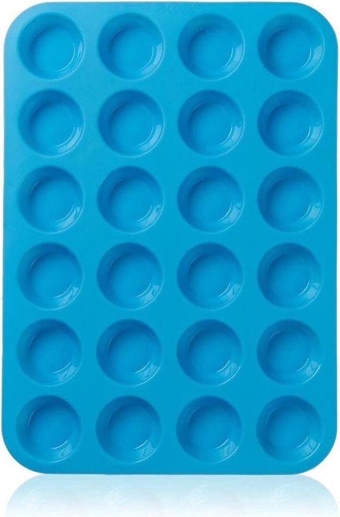 Jumada's - 24 Stück Silikon-Mini-Muffin-Backform ⌀ 5 cm - Produktbild 