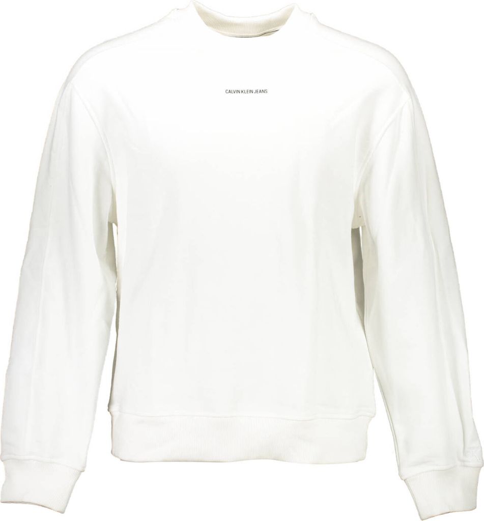 CALVIN KLEIN SWEATSHIRT OHNE REISSVERSCHLUSS HERREN WEISS : Farbe - Weiß, Größe - XL Größe: XL Farbe: Weiß