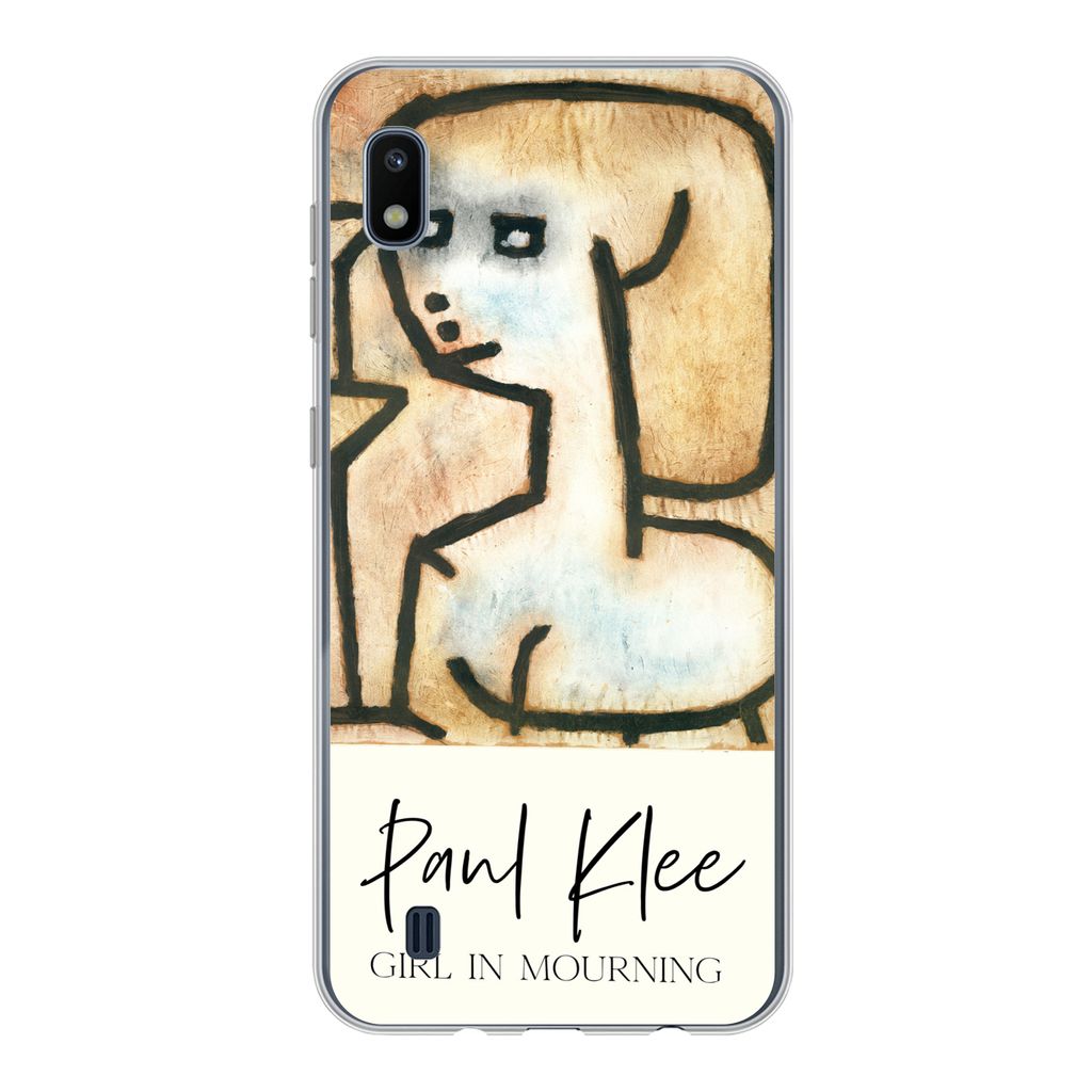 MuchoWow Handyhülle Schutzhülle Hülle für Samsung Galaxy A10 Kunst - Paul Klee - Trauerndes Mädchen Silikon Softcase Handy Hülle - Schutzh...