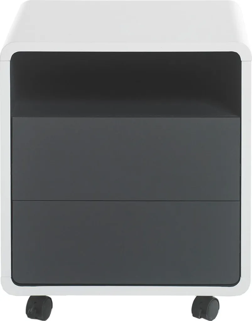 Aménager son Télétravail : Rollcontainer Blackpool Blanc Mat 55cm
