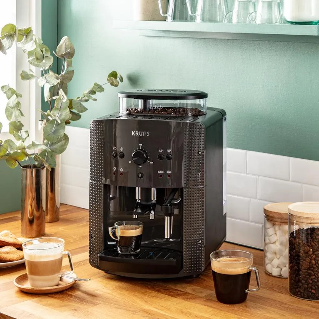 Machine à café Krups EA810B70, robot grains 15 bars noir performant - 5