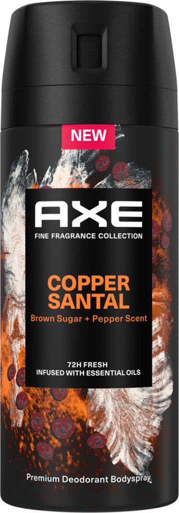 Axe Premium Body Spray Copper Santal Deodorant, zonder Productafbeelding 