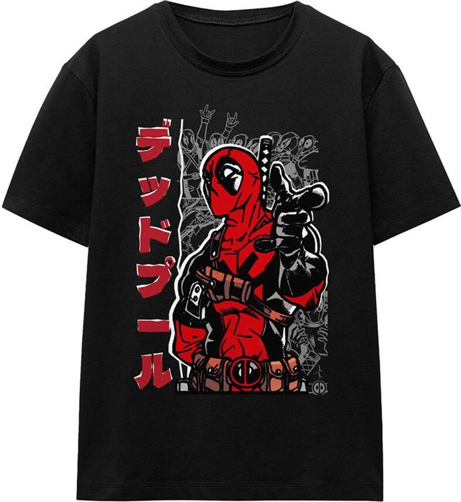 Deadpool - T-Shirt für Herren/Damen Uni TV19219 (S) (Schwarz)