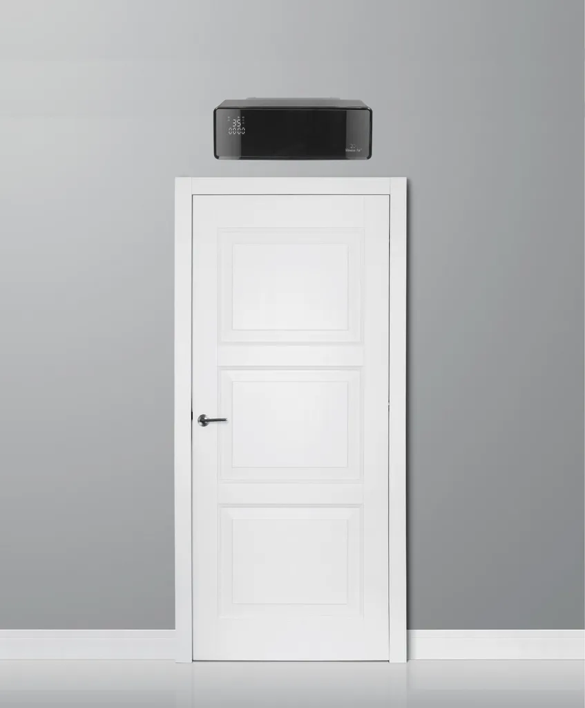 Rideau d'air AERO 2000W noir avec télécommande - Design ultra compact - 8