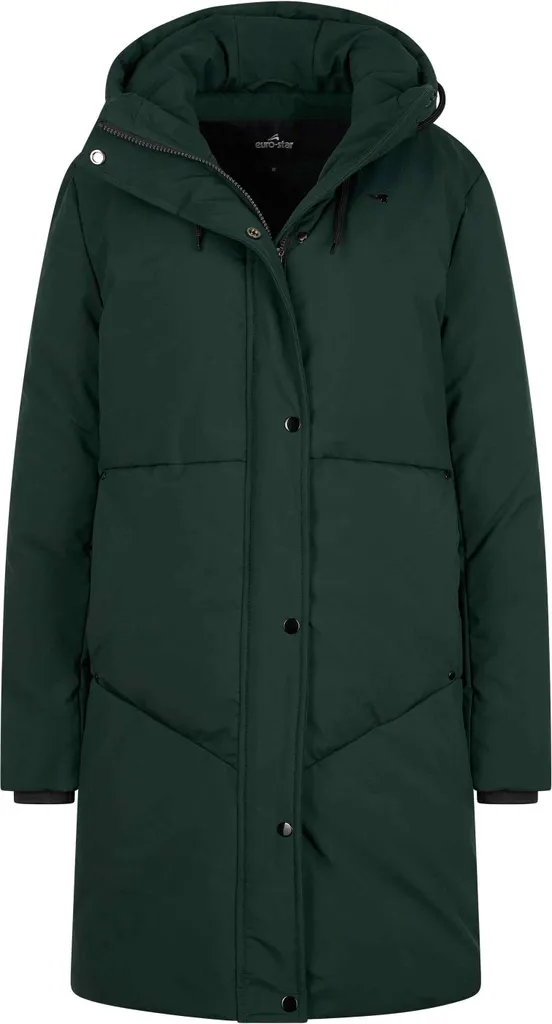 Manteau long équitation femme ESLavar Euro-Star imperméable vert L