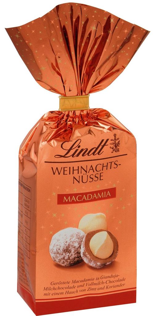 Lindt Weihnachts-Nüsse Macadamia 100g Produktbild 