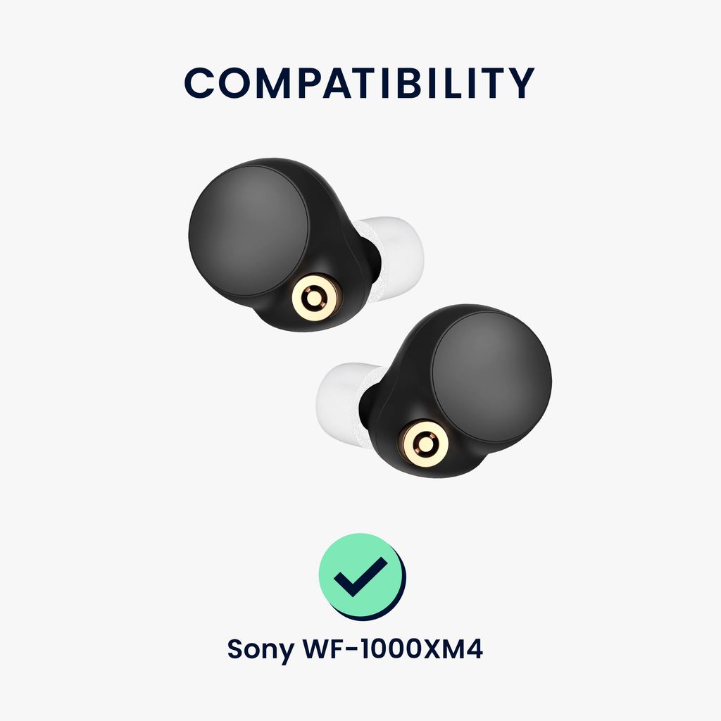 kwmobile 6x Ersatz In Ear Kopfhörer kompatibel mit Sony Produktbild