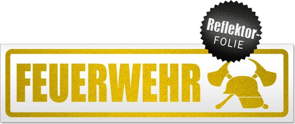 Feuerwehr 2 Magnetschild Schild magnetisch