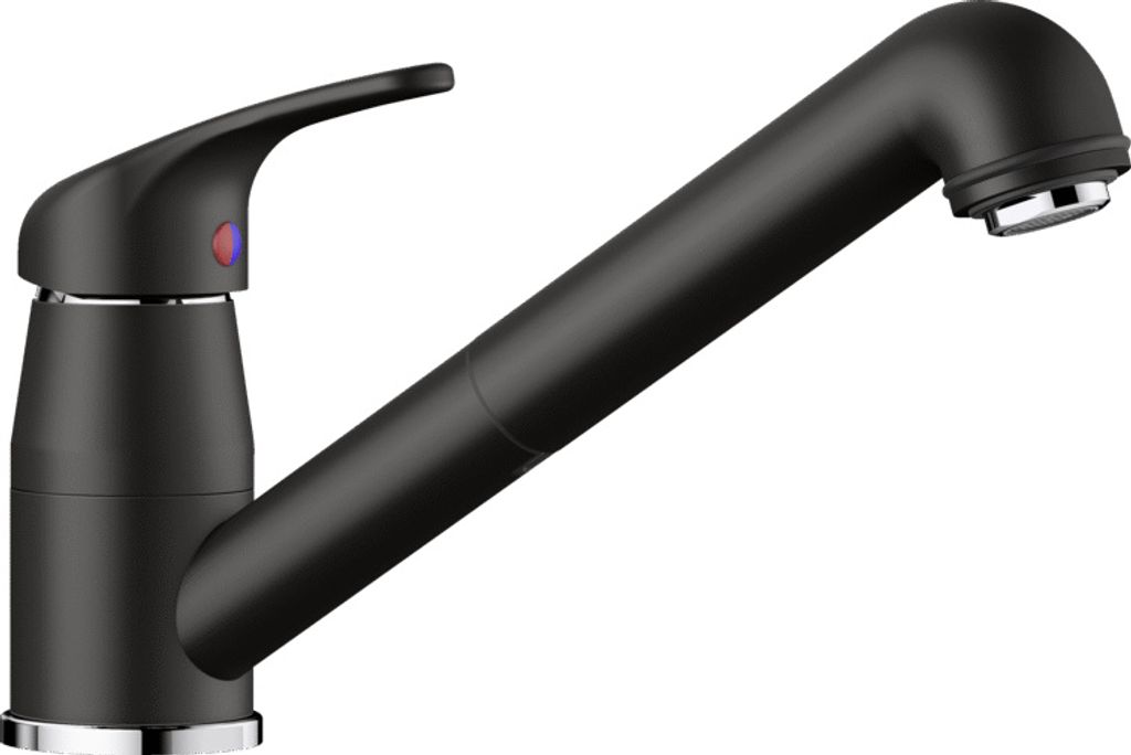 Blanco Küchenarmatur DARAS-S DVGW  schwarz matt 526153 Produktbild 