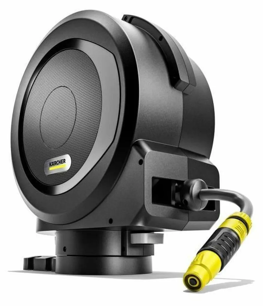 Dévidoir de jardin Kärcher HBX 4.15 en acier avec tuyau 15m haute qualité