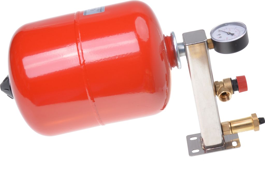 Wiltec expansievat 100 liter, verticaal membraanvat voor huishoudelijk