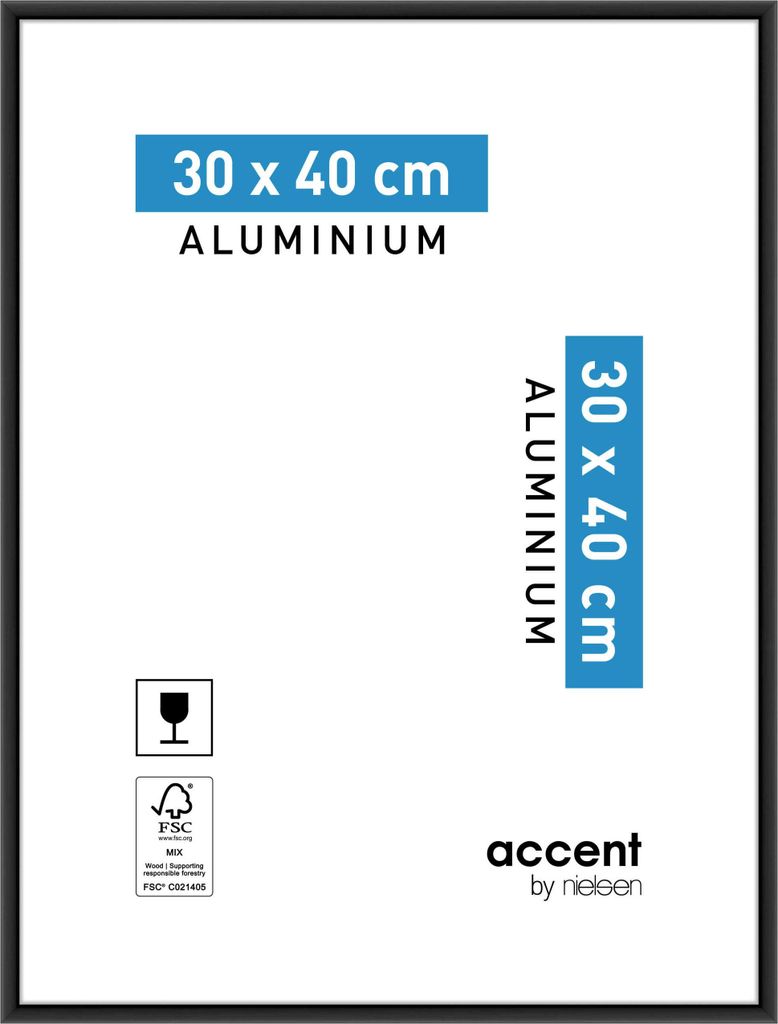 accent by nielsen Aluminium Bilderrahmen Accent, 30x40 cm, Produktbild 