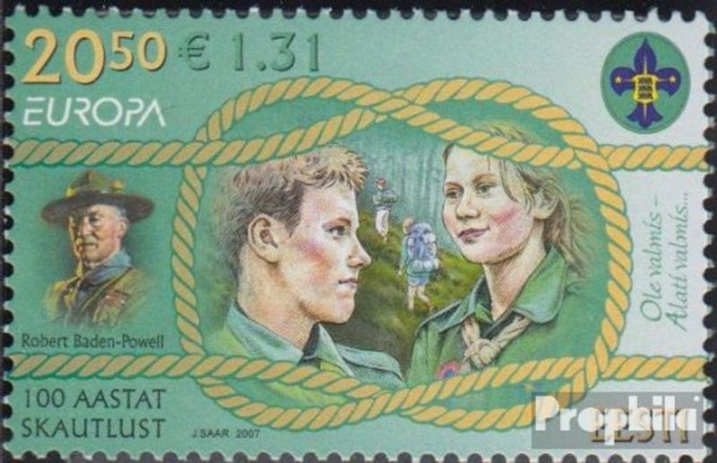 Briefmarken Estland 2007 Mi 585 (kompl.Ausg.) postfrisch Europa