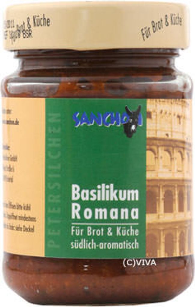 Sanchon Basilikum Romana Brotaufstrich 200g
