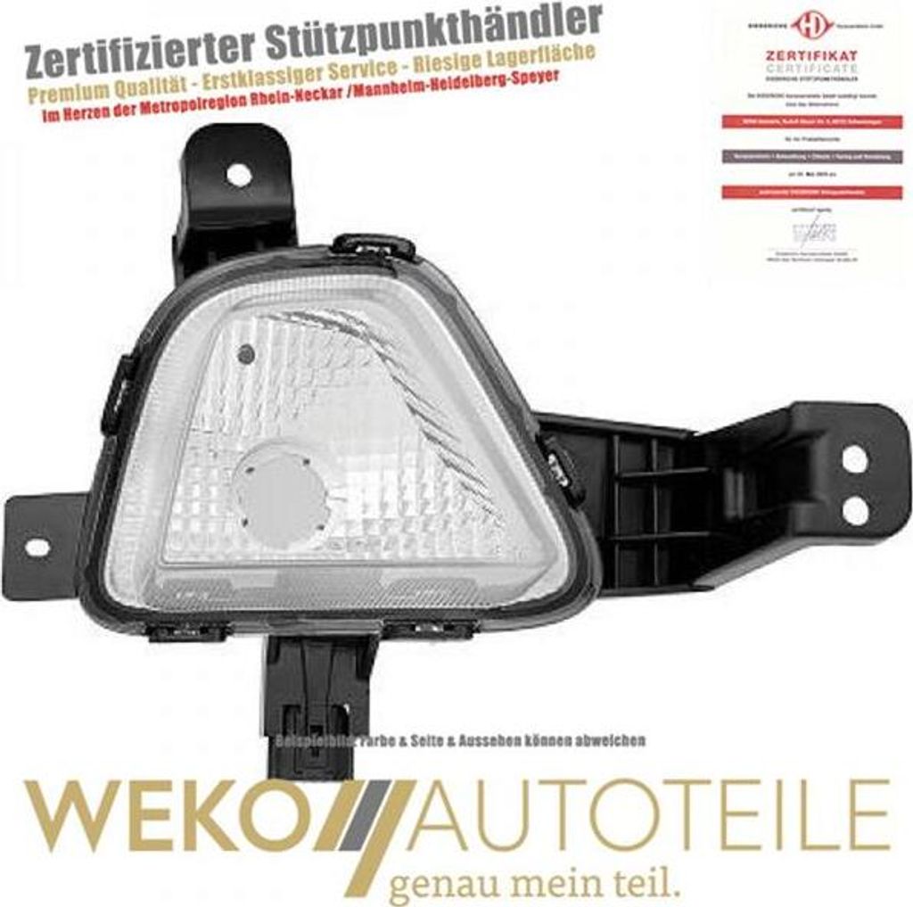 Tagfahrleuchte rechts DIEDERICHS 6837088 für HYUNDAI