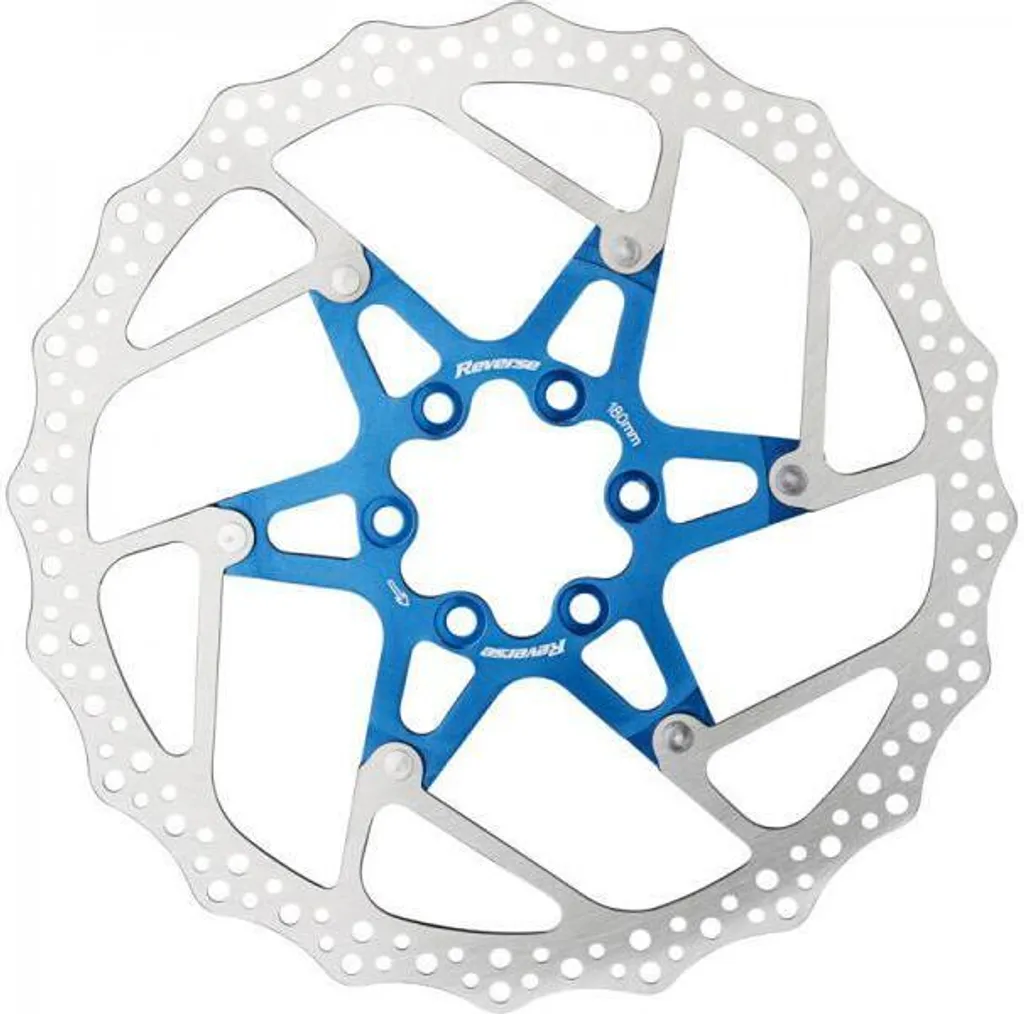 Disque Reverse 180mm 6 Trous Bleu Foncé 02136 : Freinage Puissant et Stylé