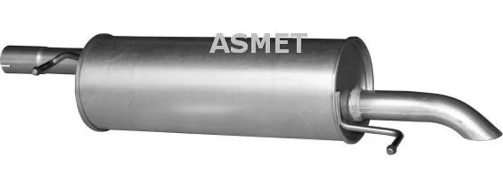 Pot d'échappement arrière pour Passat 3B - Silencieux ASMET 4083
