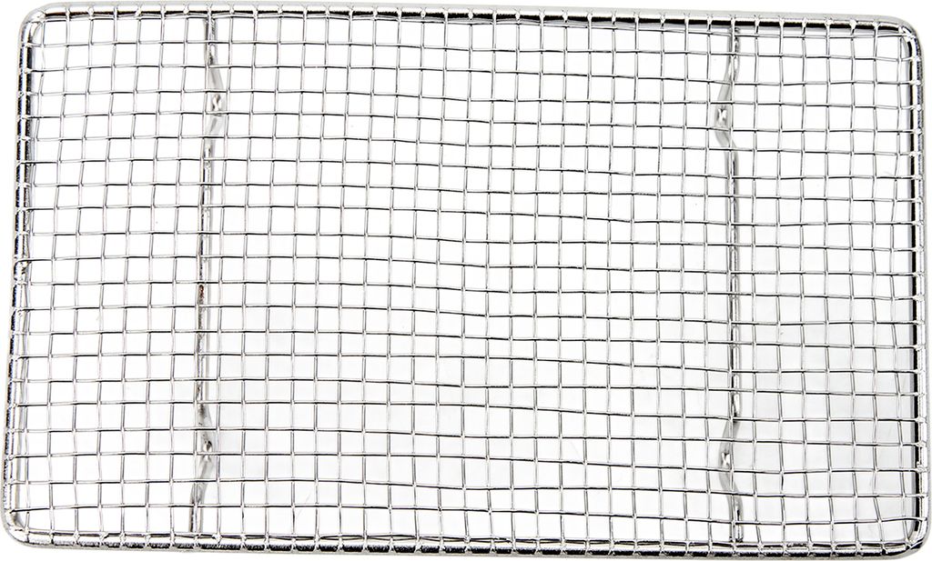 Grillrost spülmaschinenfest rechteckig rostfrei Edelstahl Grillgitterrost für Barbecue Backen