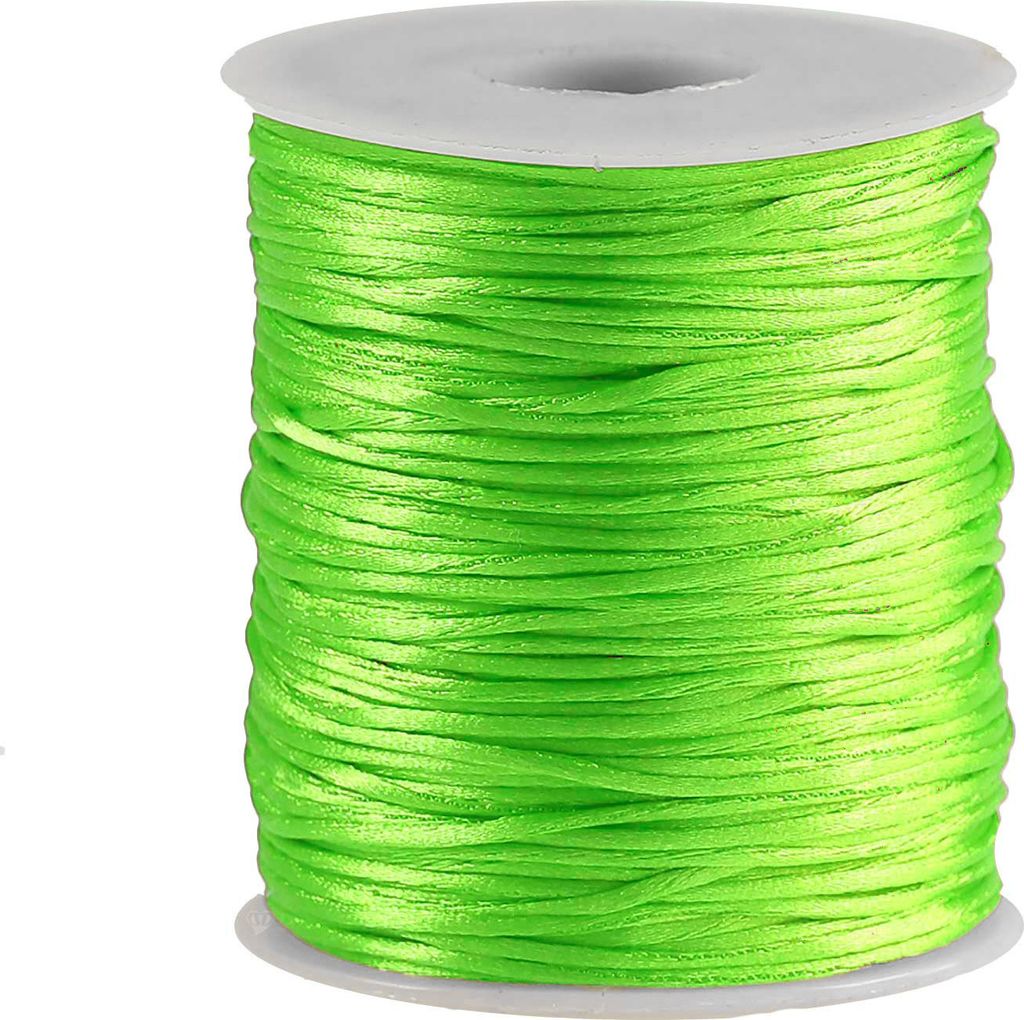 Satinschnur 80m x 1mm Flechtschnur Kumihimo Bastelschnur Geschenkschnur