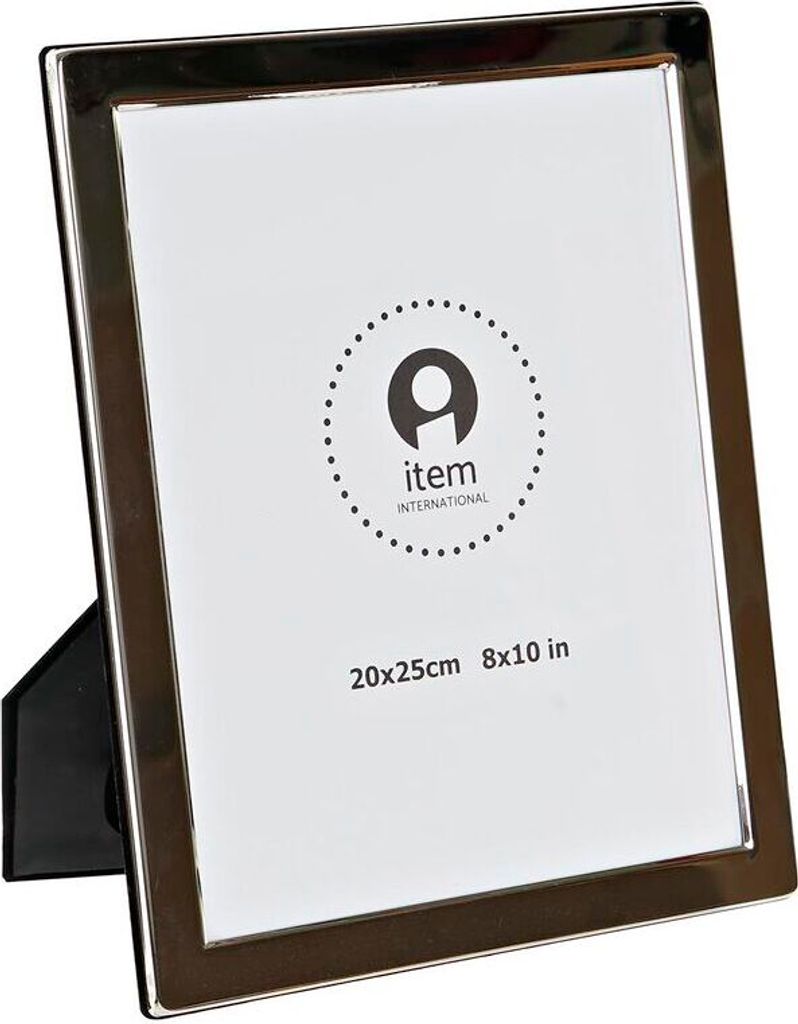 DKD Home Decor Fotorahmen Silber, de Metall und Glas (23 x 2 x 28 Zentimeter)