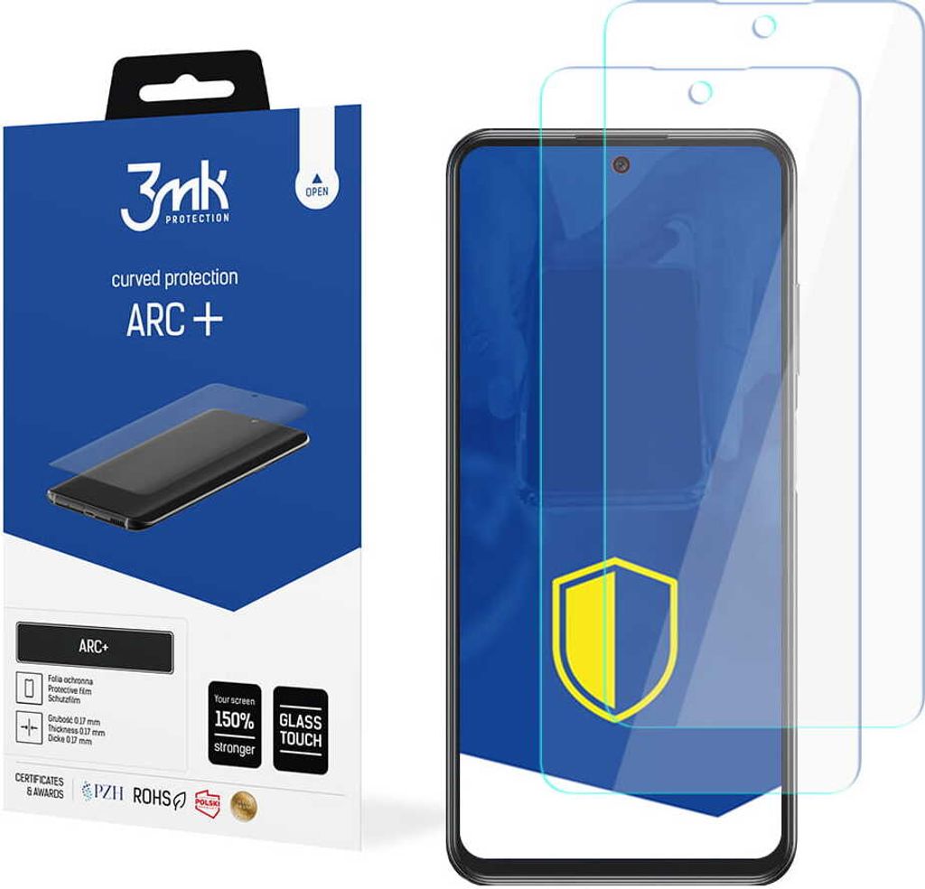 3mk Display Schutzfolie ARC+ für ZTE S30 SE 5G 0,17mm Self-Heal (2 Stück)