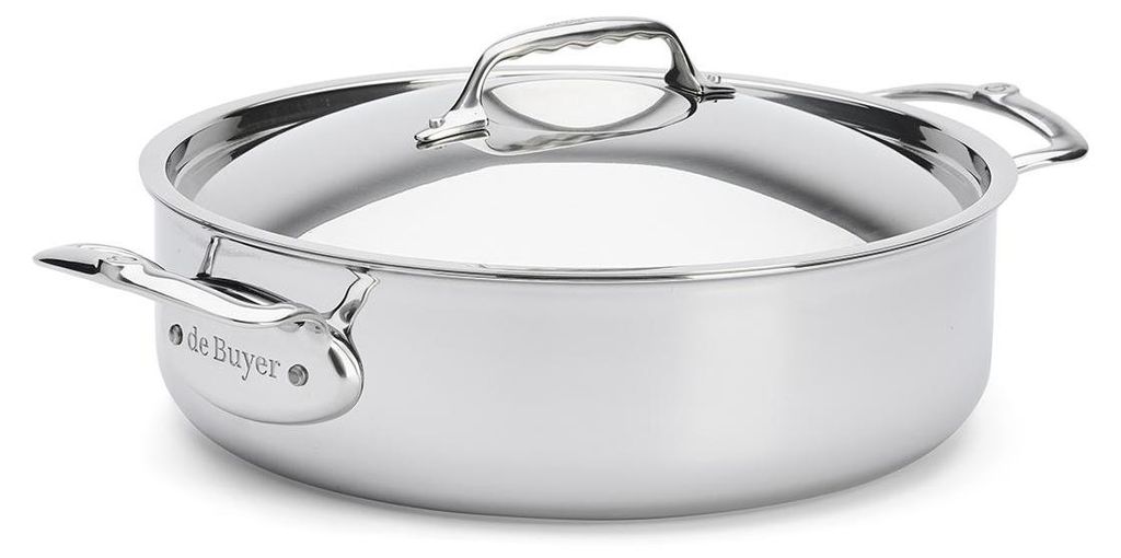 De Buyer Affinity Bratentopf niederer mit Deckel 28 cm Produktbild 