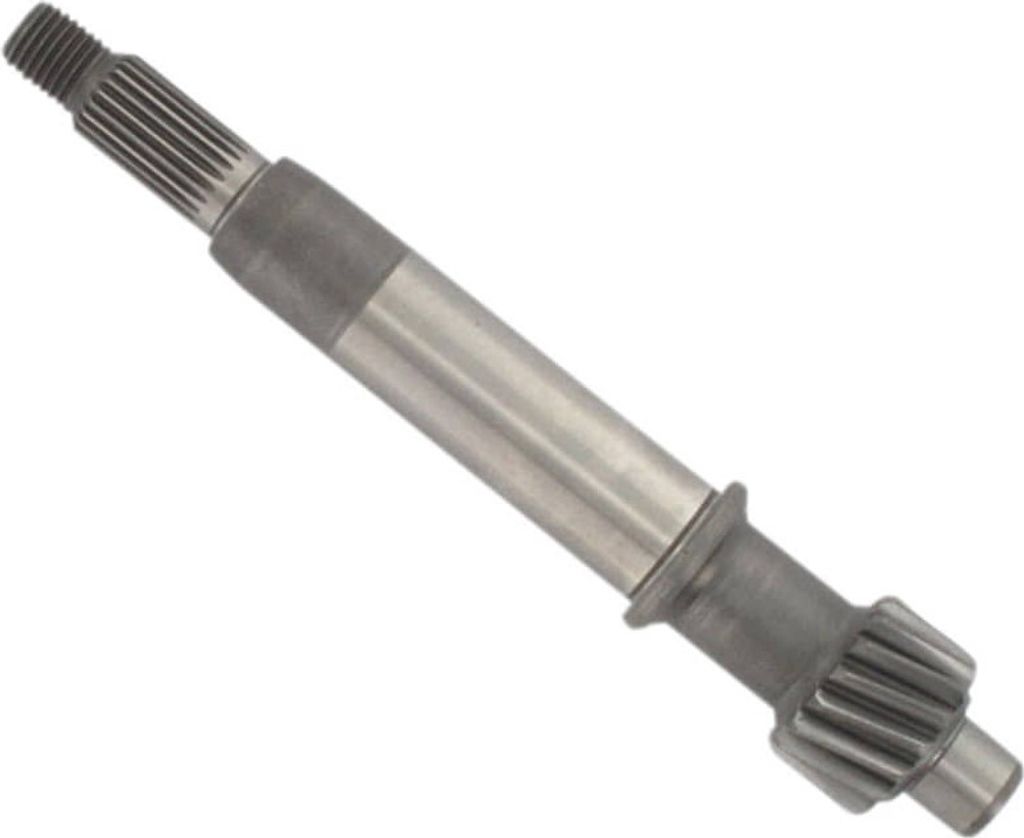 Getriebeingangswelle 16 Zähne schräg verzahn AGM 50ccm 4Takt 31110303 Motorroller.de L=155mm 2-fach gelagert Getriebeeingang Getriebewelle