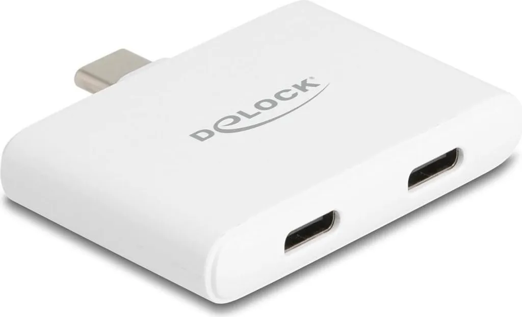 Adaptateur DELOCK USB-C vers USB-C Transfert 10 Gbps et Vidéo 4K 60Hz - 2