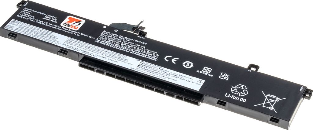 T6 Power Akku für Lenovo ThinkPad T15g Gen 1 20US, Li-Poly, 11,52 V, 8120 mAh (94 Wh), schwarz