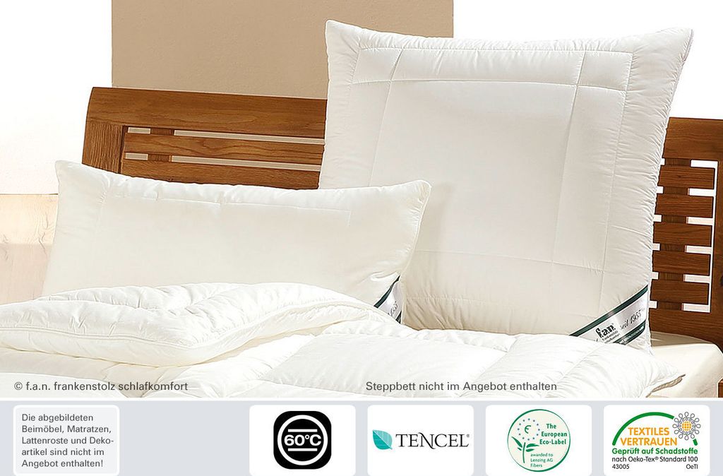 Frankenstolz f.a.n. African Baumwolle 40 x 80 cm Kissen, gesteppt mit RV