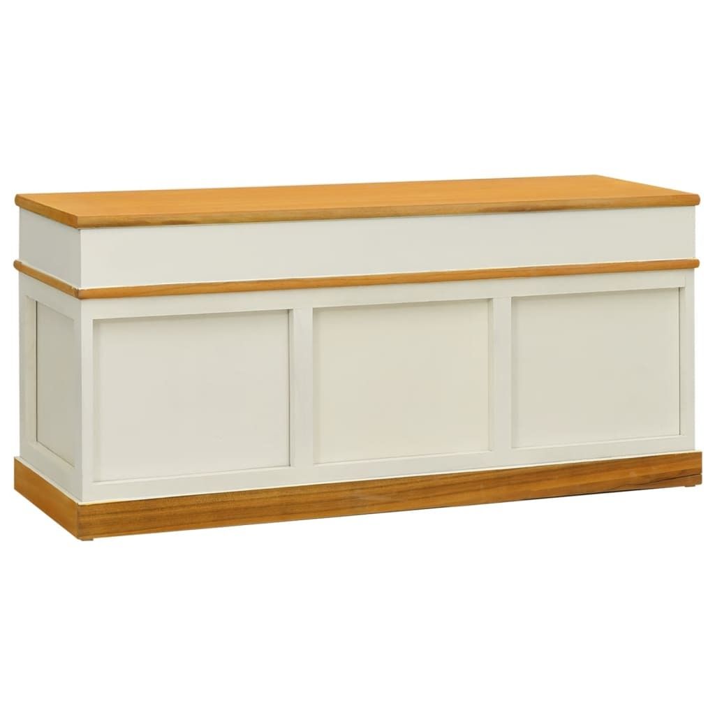 The Living Store Sitzbank mit Stauraum Schuhschrank Flurbank