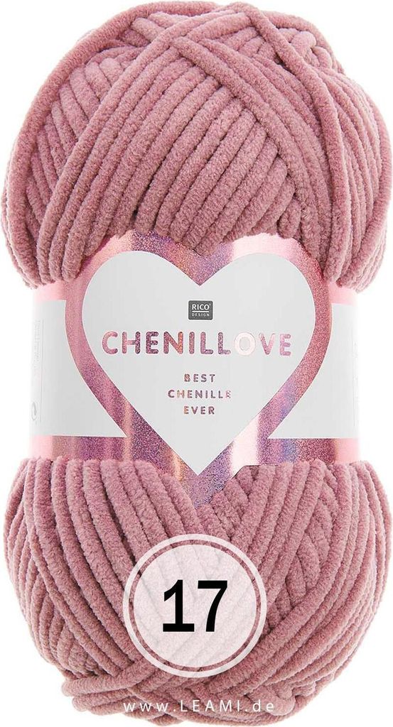 Creative Chenillove Rico Chenille (100g/110m) 17 beere