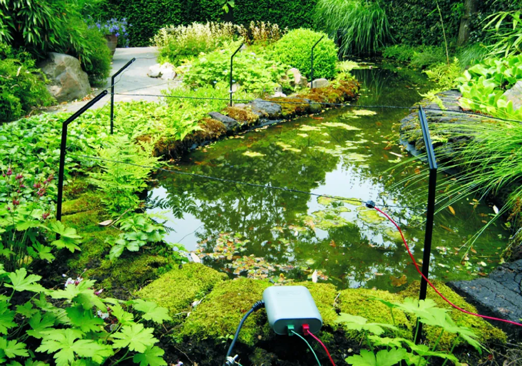 Solution Anti-Héron Efficace : Clôture Velda Pond Protector Électrique