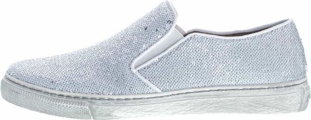 Gabor Damen Leder Halbschuhe weiß silber Wahl Slipper 38
