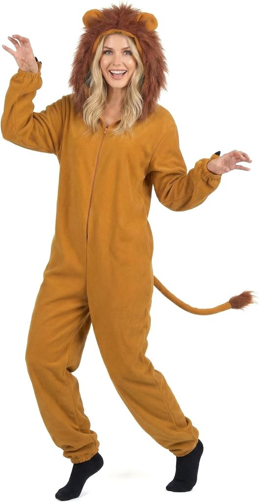 Costume da leone da donna per carnevale marrone - taglia Immagine del prodotto 