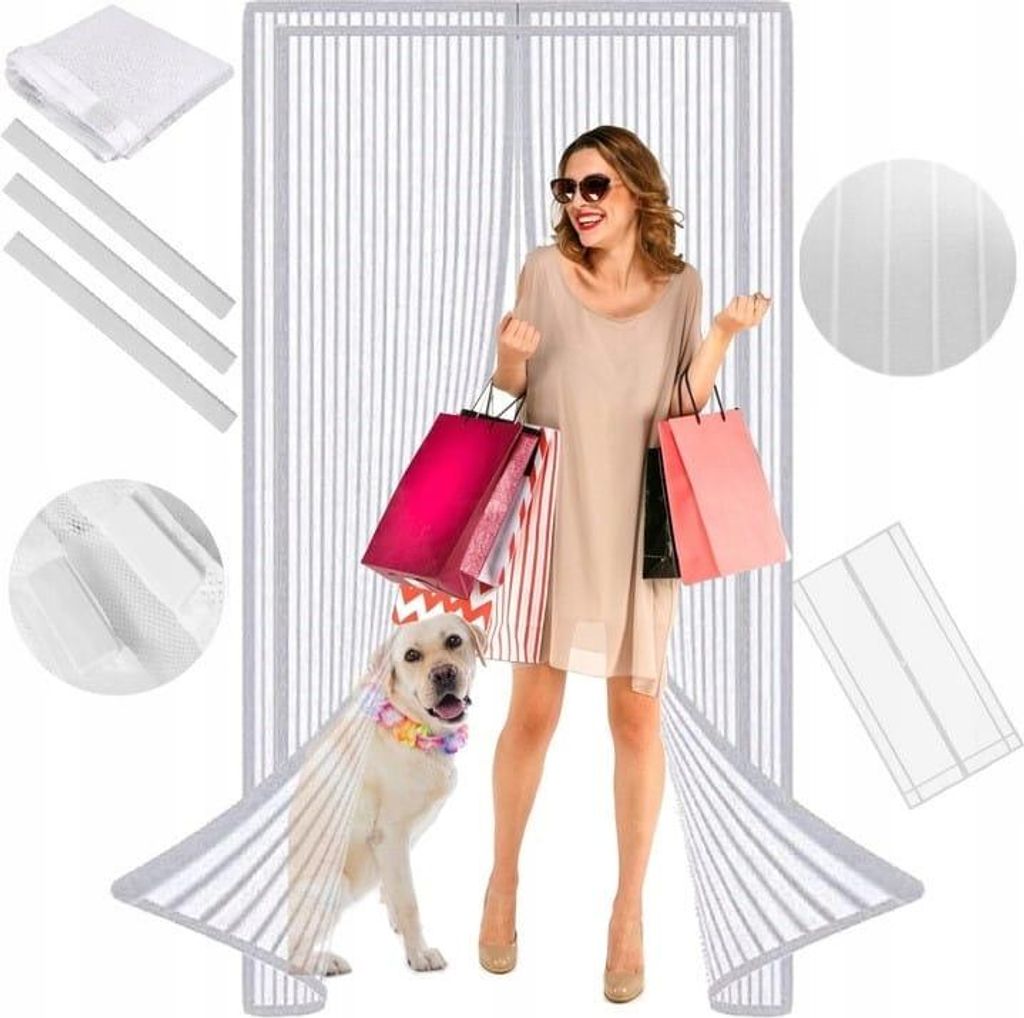 Zanzariere magnetiche per porte 80/90/100 X 210/220Cm Immagine del prodotto 