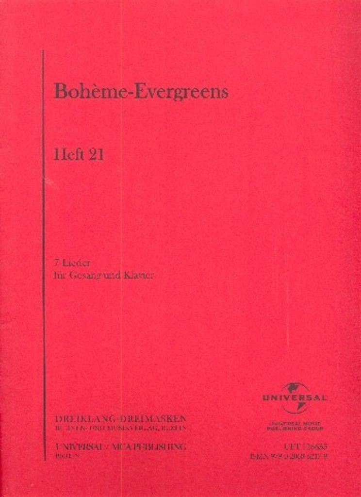 Bohème Evergreens Band 21