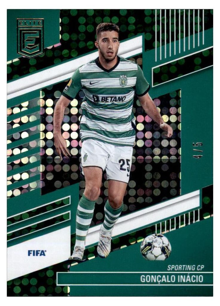 Karte 188 Goncalo Inacio (Sporting CP) - Panini Donruss Elite Fifa 2022-23 - Parallel Green Disco /5