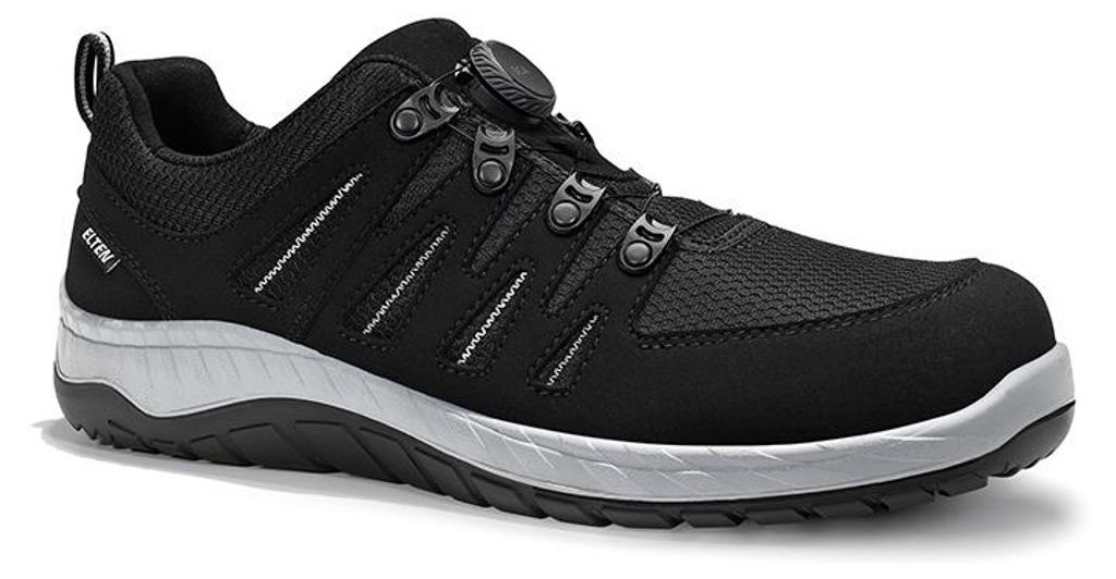 Sicherheitshalbschuh MADDOX Compo BOA black-grey Low ESD S3S, Gr. 44