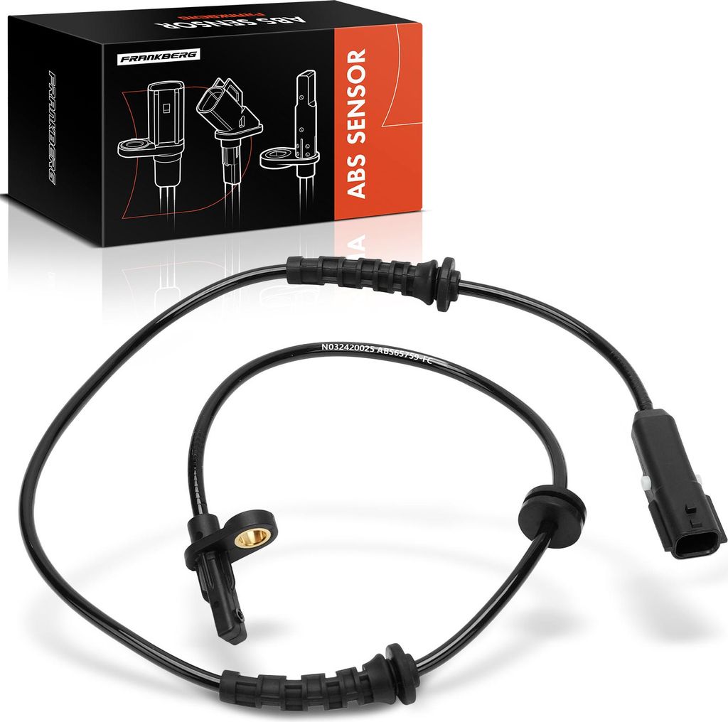 Frankberg 1x ABS Sensor Vorderachse beidseitig für Nissan Juke F16 1.0L 1.6L Bj ab 2019