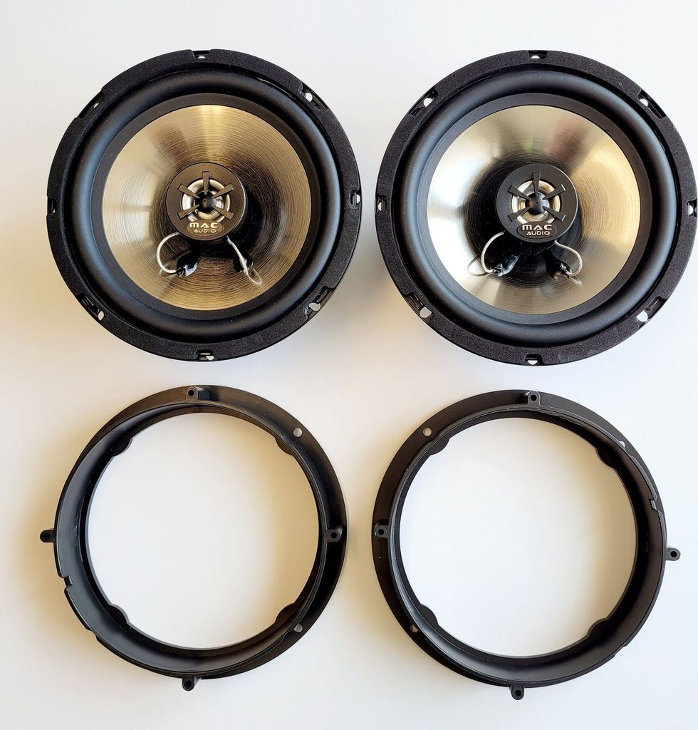 Mac Audio Lautsprecher Einbauset passend für Seat Toledo Leon VW Polo 6R Tür vorne