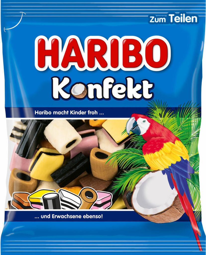Haribo sladké cukríky sladké slané pikantné ovocné na Obrázok produktu 