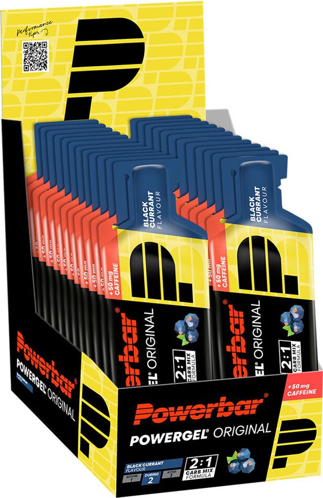 Powerbar Powergel Koffein 41g 24 Einheiten Schwarz Produktbild 